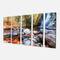 Designart - Beautiful Serenity Waterfall in Cyprus - Landscape Wall Art on Canvas